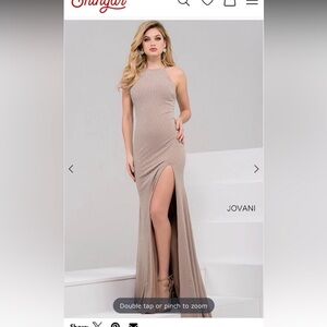 NWT Jovani Halter Gown